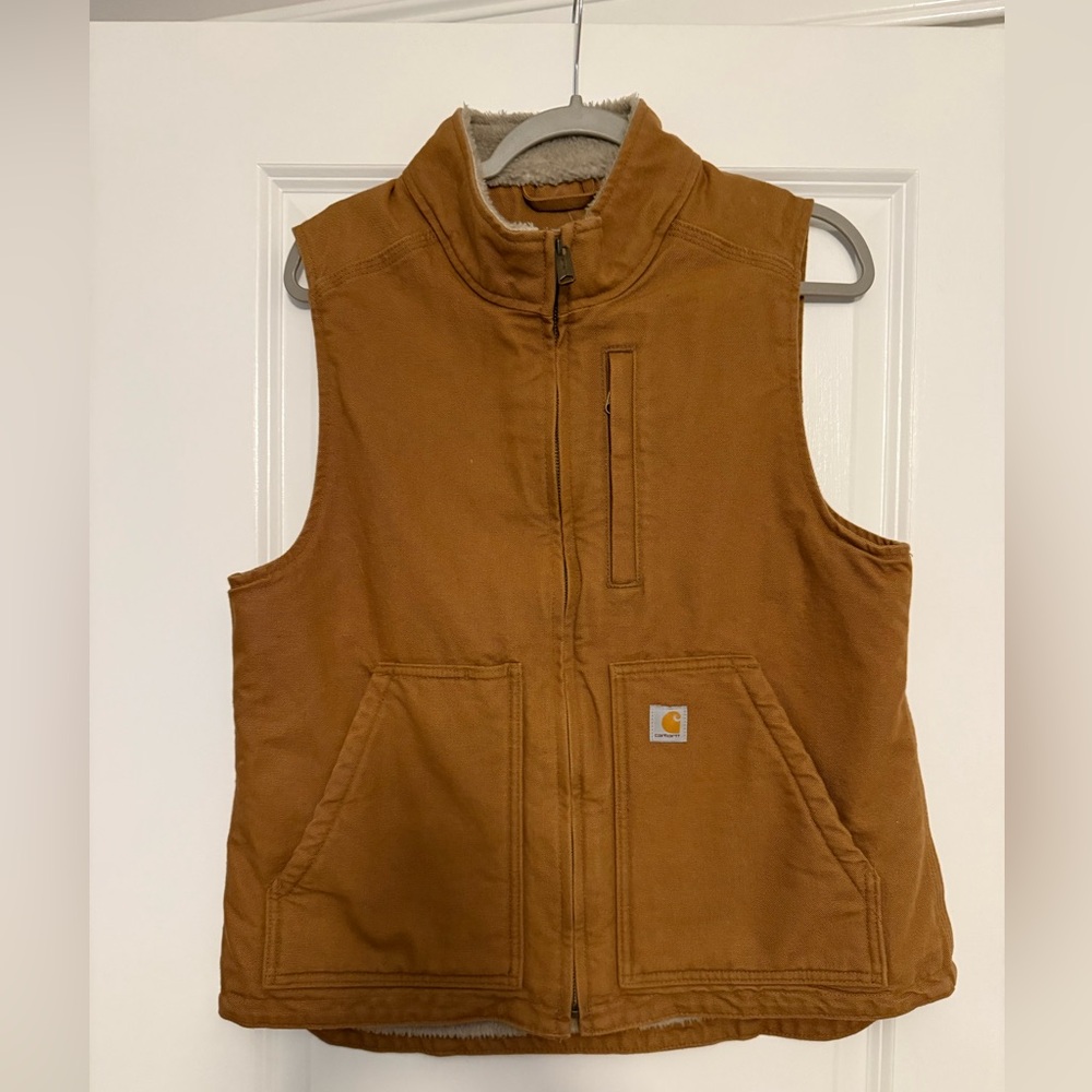 Women’s Carhartt Brown Sleeveless Vest
